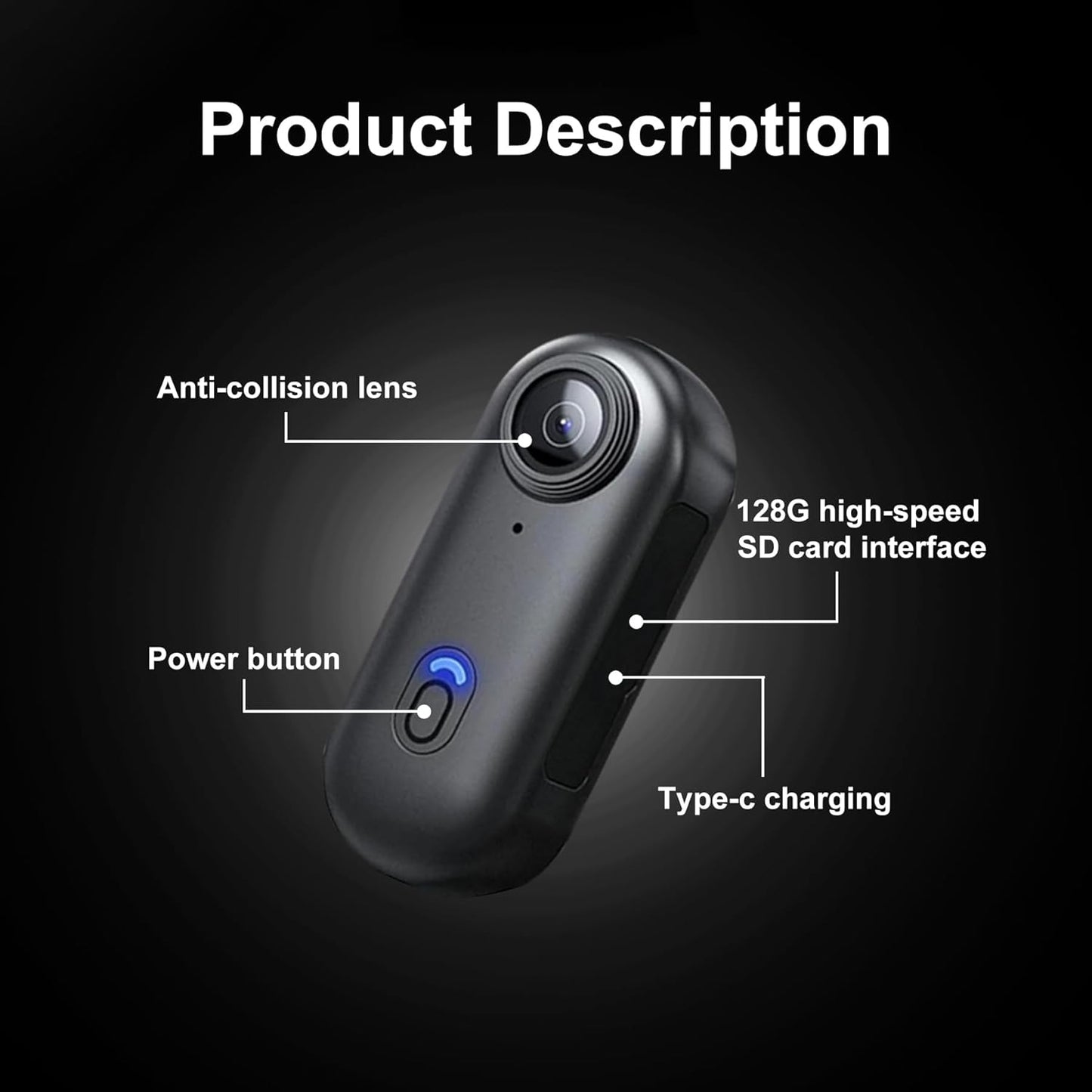DreamScape Camera - 4K Thumb Action Camera