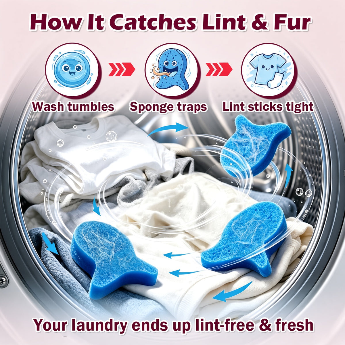 Dreamscape Laundry Sponge - 6 Pack