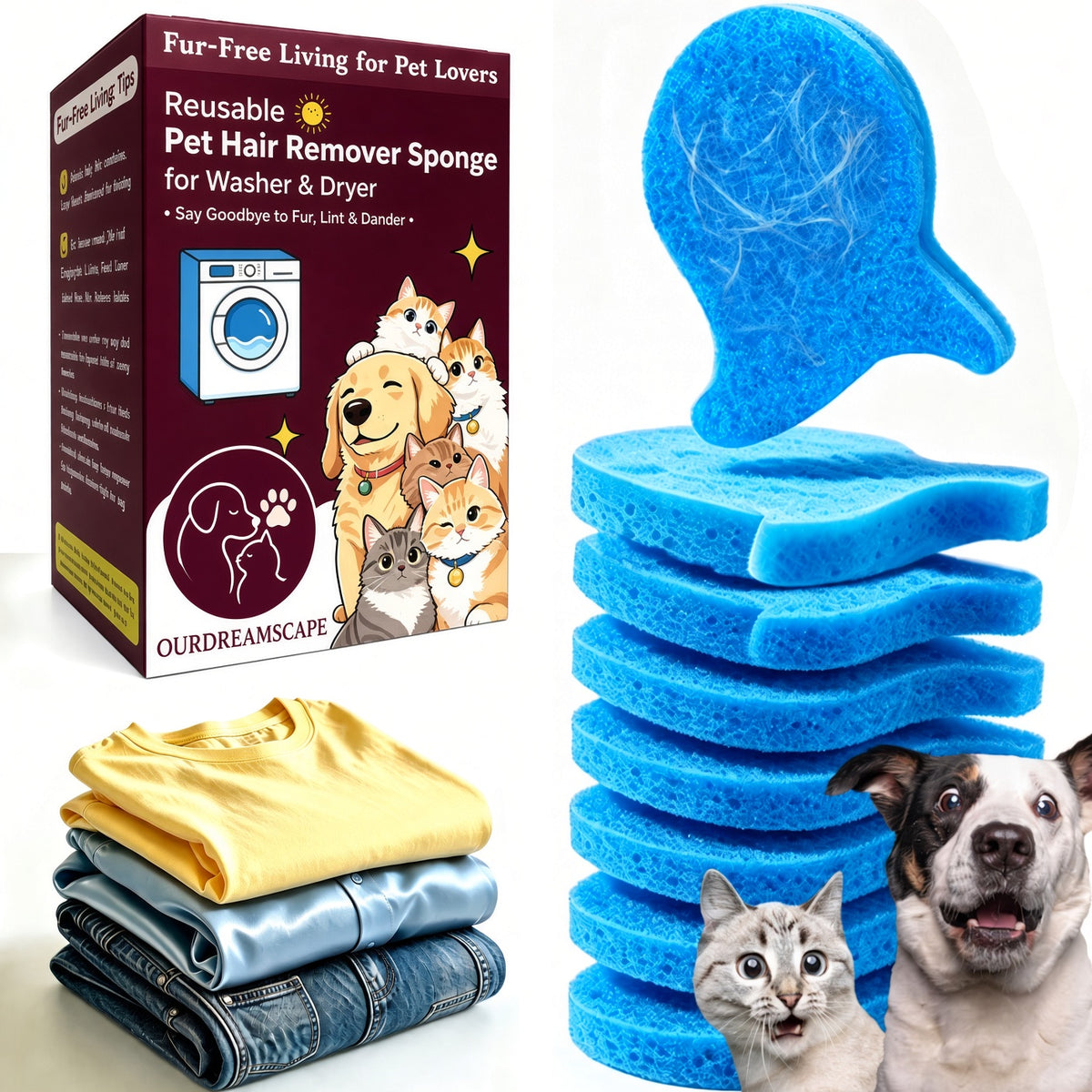 Dreamscape Laundry Sponge - 6 Pack