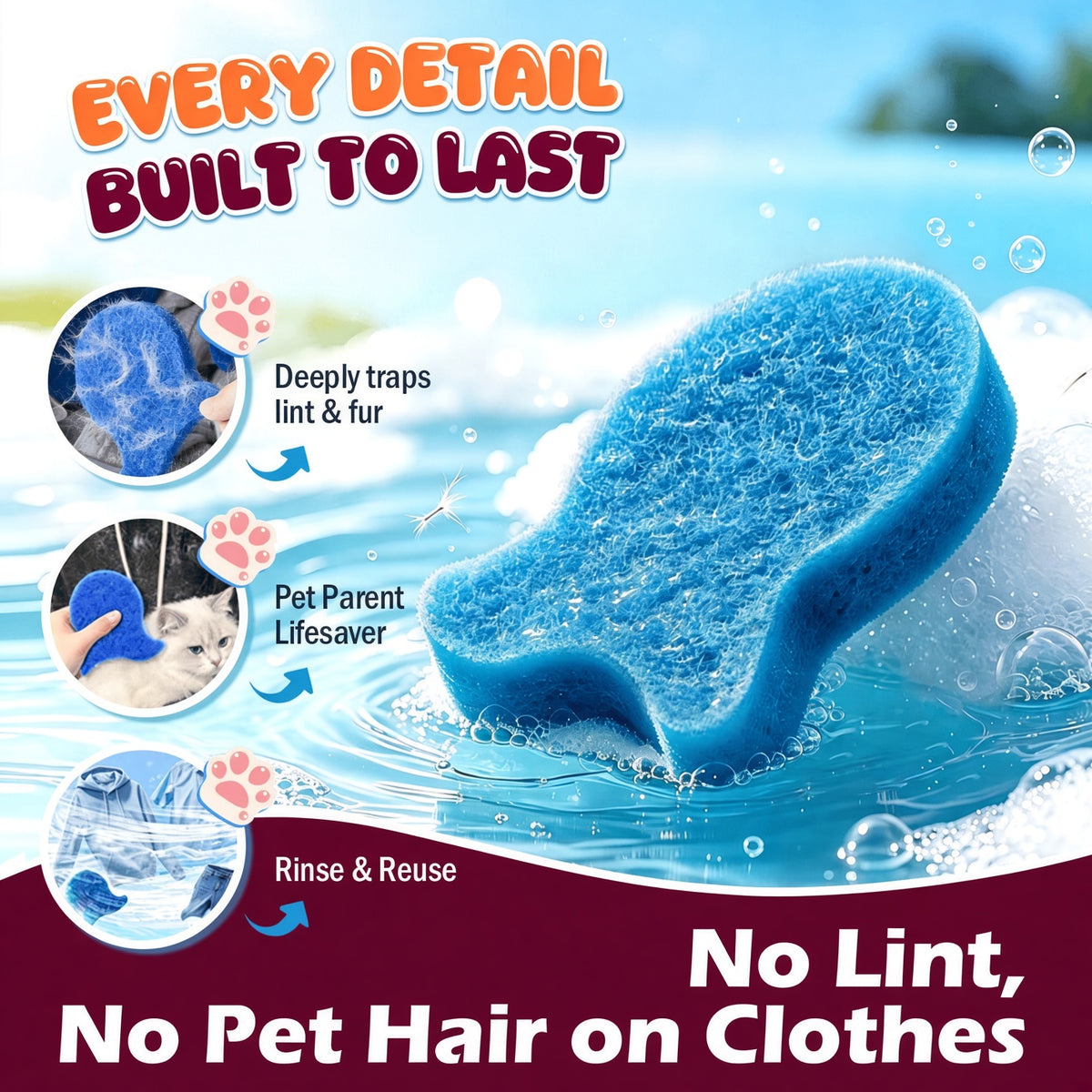 Dreamscape Laundry Sponge - 6 Pack